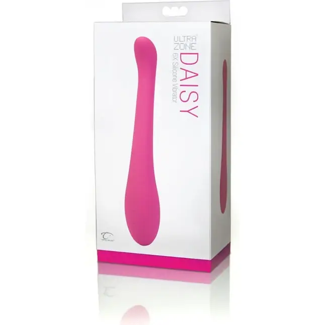 Розовый вибратор UltraZone Daisy 6X Silicone Vibrator - 20 см - UltraZone