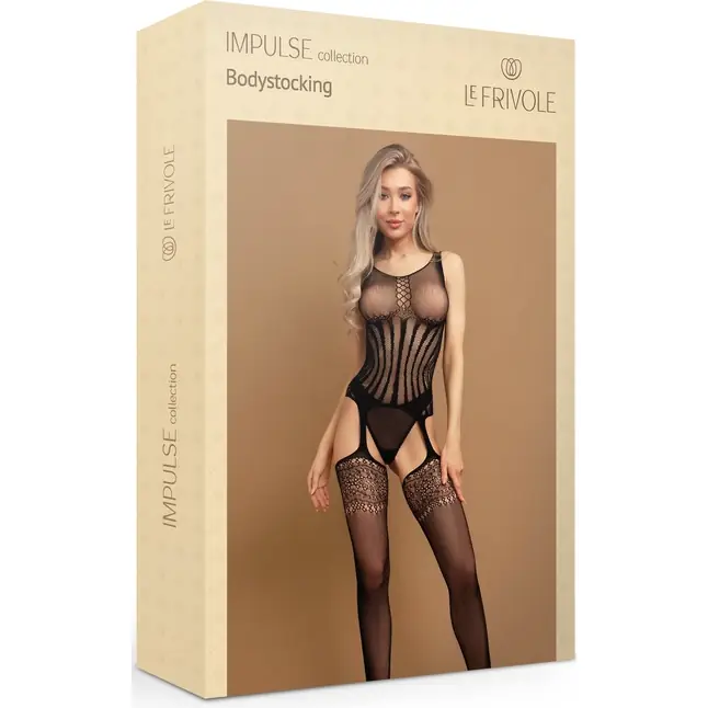 Боди-комбинезон с имитацией корсажа - Impulse. Фотография 8.