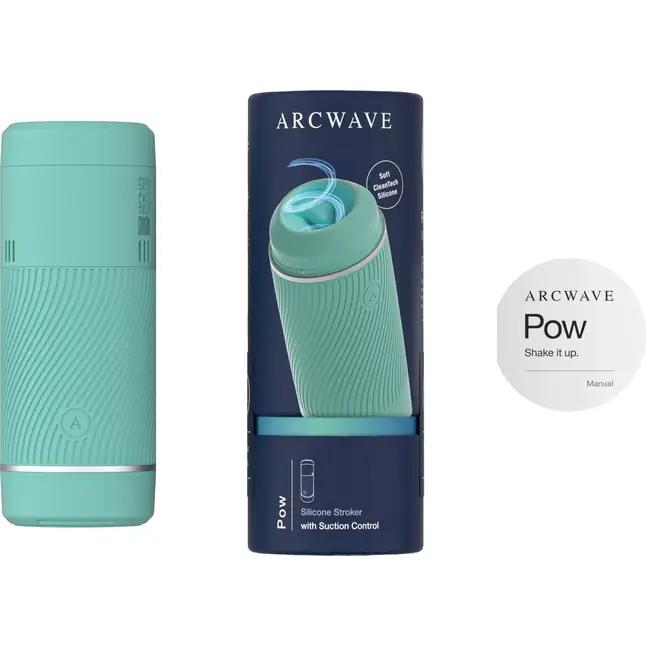 Мятный мастурбатор с контролем всасывания Arcwave Pow Stroker. Фотография 10.