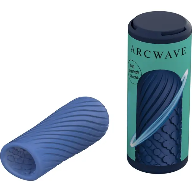 Синий двусторонний мастурбатор Arcwave Ghost Pocket Stroker
