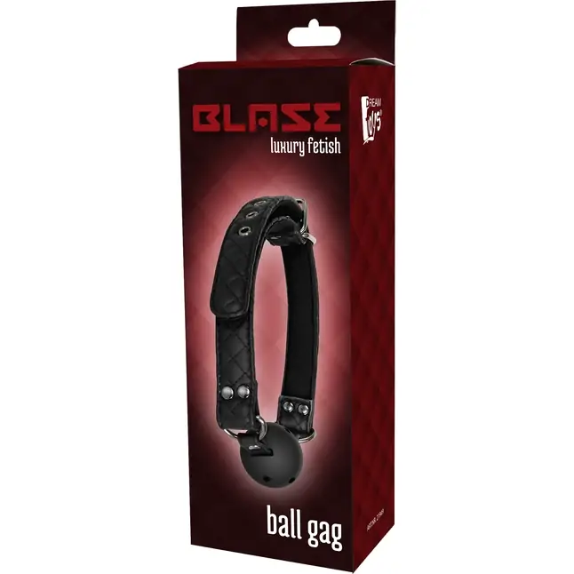 Черный кляп-шарик BALL GAG DIAMOND - Blaze. Фотография 2.