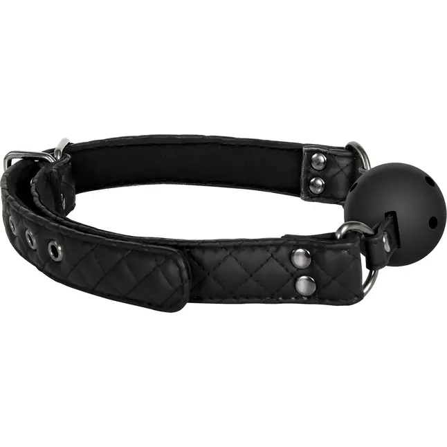 Черный кляп-шарик BALL GAG DIAMOND - Blaze. Фотография 3.
