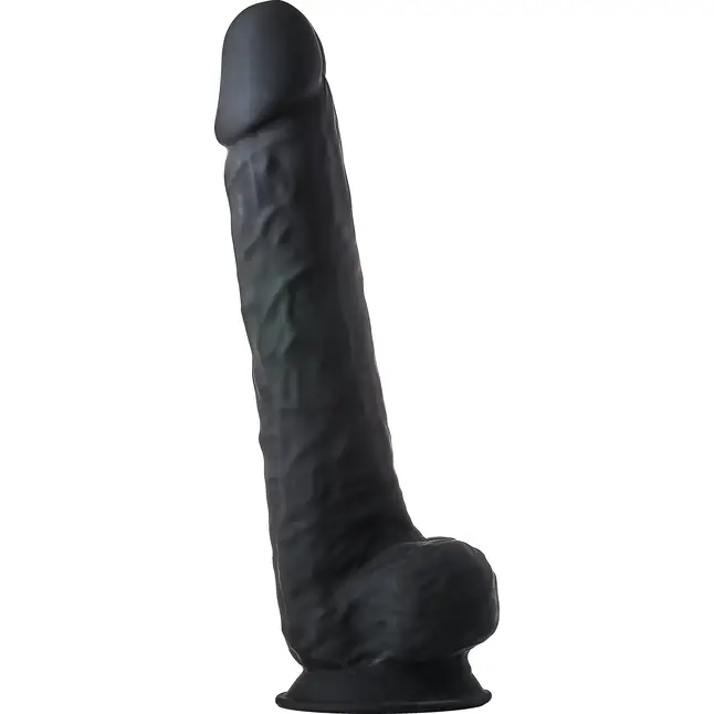 Черный фаллоимитатор-гигант XXL Dildo - 38 см - Real Love. Фотография 4.