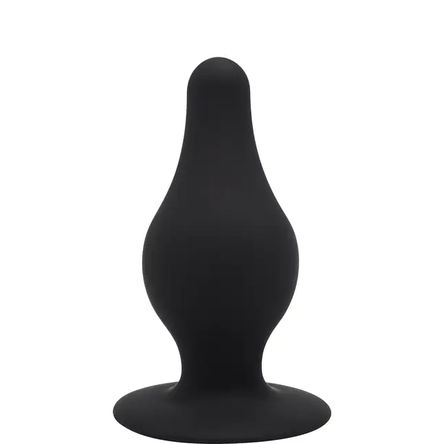 Черный анальный стимулятор DUAL DENSITY PLEASURE PLUG S - 7,2 см - Cheeky Love