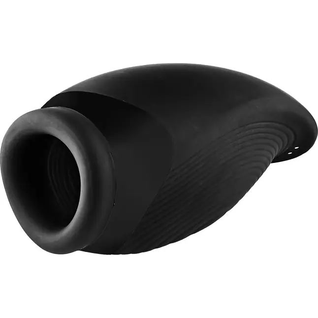 Мастурбатор с вибрацией и функцией нагрева Squeezable Stroker - Ramrod. Фотография 4.