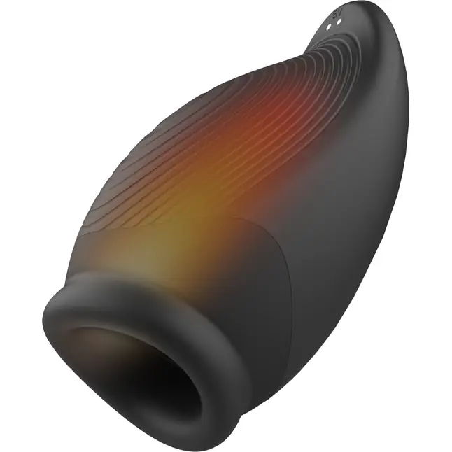 Мастурбатор с вибрацией и функцией нагрева Squeezable Stroker - Ramrod