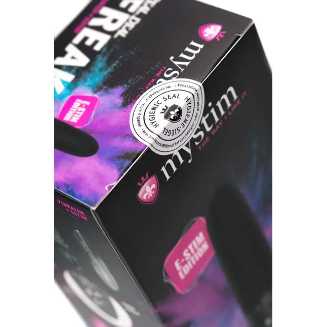 Черный вибратор с электростимуляцией Real Deal Neal - 16,5 см. Фотография 11.