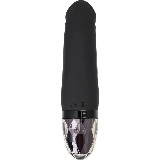 Черный вибратор с электростимуляцией Real Deal Neal - 16,5 см. Фотография 6.