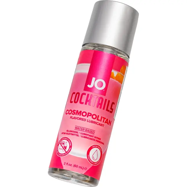 Вкусовой лубрикант на водной основе JO Cocktails Cosmopolitan - 60 мл - JO Cocktails. Фотография 4.