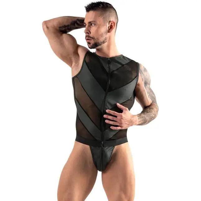 Сексуальное мужское боди на молниях - Svenjoyment underwear