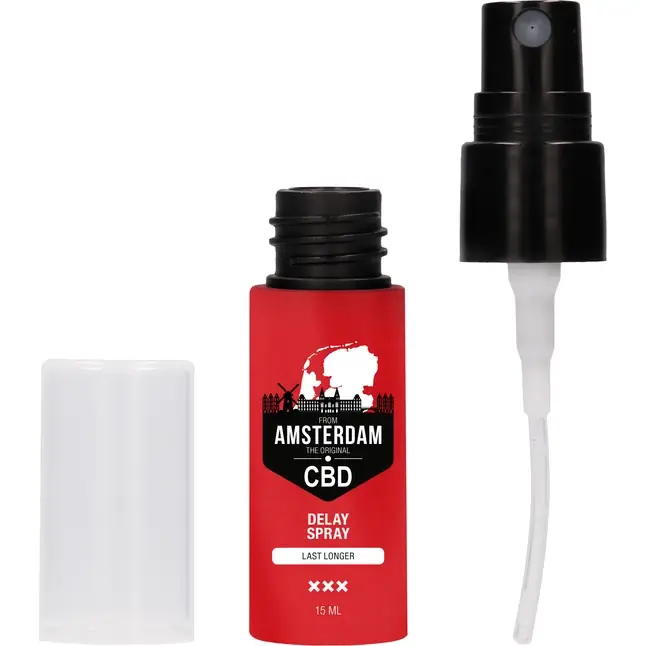 Пролонгирующий спрей CBD from Amsterdam Delay Spray - 15 мл - Pharmquests. Фотография 5.