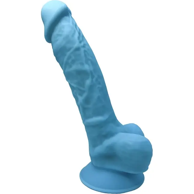 Голубой фаллоимитатор SILEXD Model 1 7’’ - 17,6 см - SILEXD