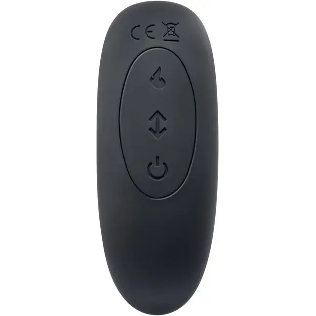 Черный массажер простаты Adams Warming Rotating Prostate Thruster - 15,3 см. Фотография 6.