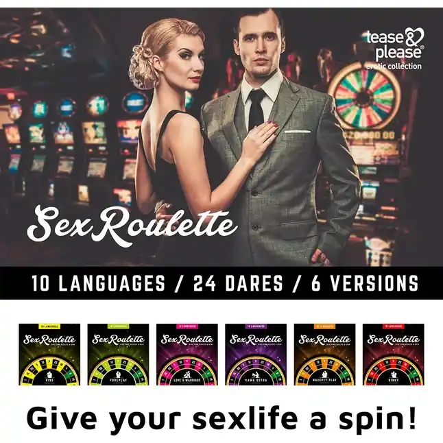 Настольная игра-рулетка Sex Roulette Kiss. Фотография 4.