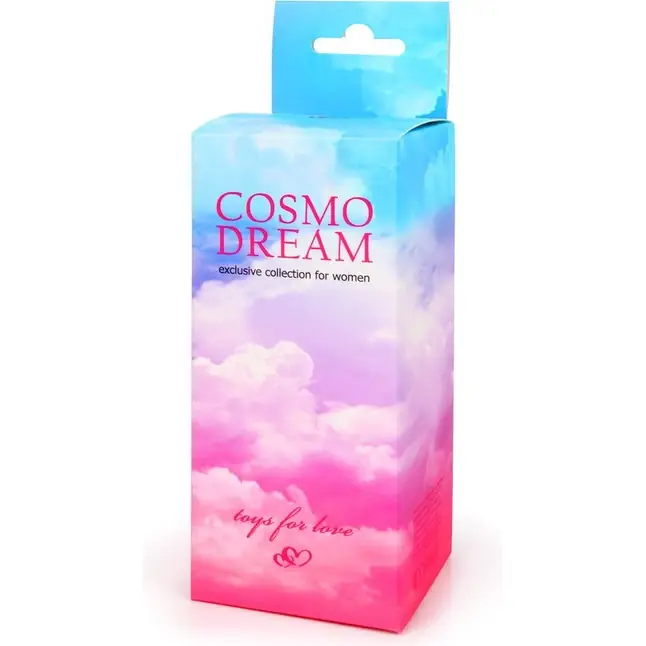 Розовая анальная втулка-елочка - 9,5 см - COSMO DREAM. Фотография 3.