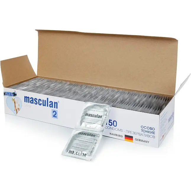 Ультратонкие презервативы Masculan Ultra 2 Fine с обильной смазкой - 150 шт. Фотография 2.