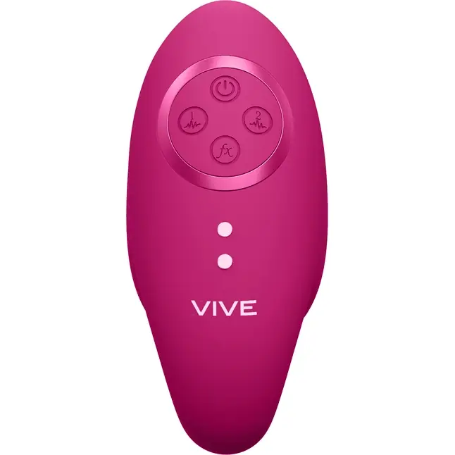 Розовое виброяйцо с дополнительной клиторальной стимуляцией Aika - Vive. Фотография 5.