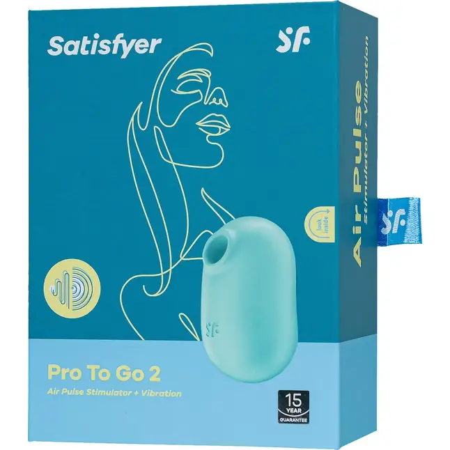 Мятный вакуумный вибростимулятор клитора Satisfyer Pro To Go 2. Фотография 2.