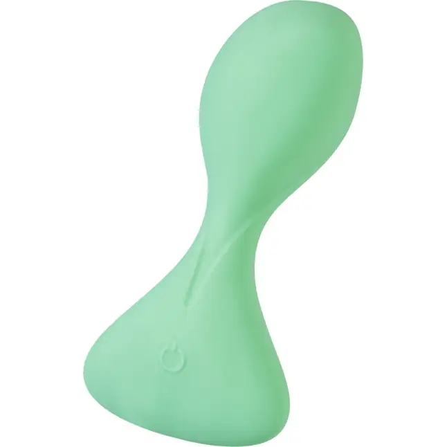 Зеленая анальная втулка с вибрацией Satisfyer Trendsetter