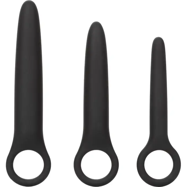 Набор из 3 черных анальных расширителей Boundless Dilator Trio - Boundless. Фотография 5.