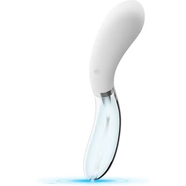 Двусторонний вибратор Curve LED - 20,5 см - You2Toys. Фотография 6.