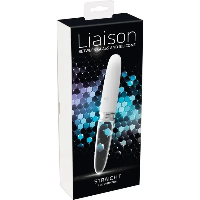 Двусторонний вибратор Straight LED - 17,7 см - You2Toys. Фотография 2.