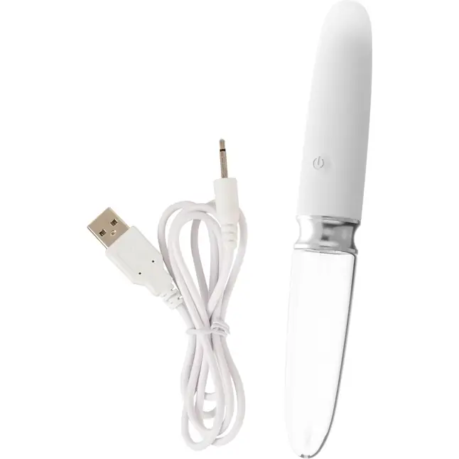 Двусторонний вибратор Straight LED - 17,7 см - You2Toys. Фотография 9.