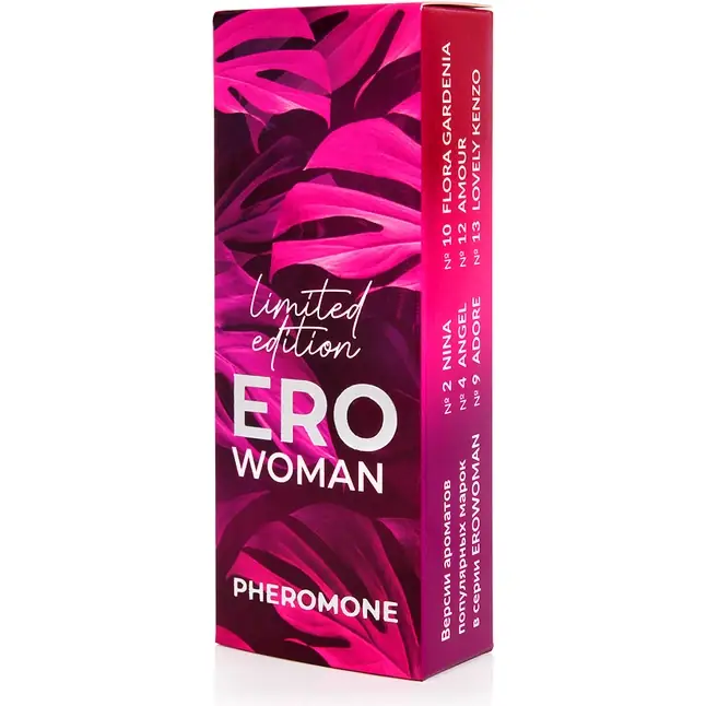 Ароматизирующая композиция с феромонами Erowoman №12 Limited Edition - 10 мл - Духи с феромонами Erowoman-Eroman. Фотография 3.