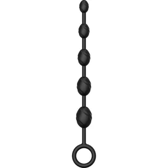 Черная анальная цепочка №03 Anal Chain - 30 см - BLKDESIRE