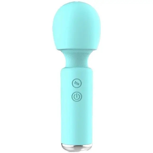 Аквамариновый перезаряжаемый мини-wand Intimate Wand