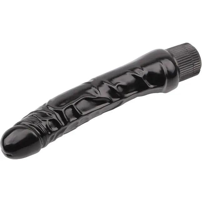 Черный вибратор-реалистик Vibe Cock - 22,5 см - Rubicon. Фотография 6.