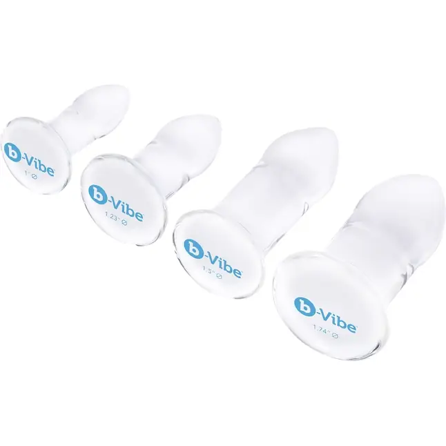 Набор из 4 тренировочных стеклянных расширителей Anal Dilators Set. Фотография 3.