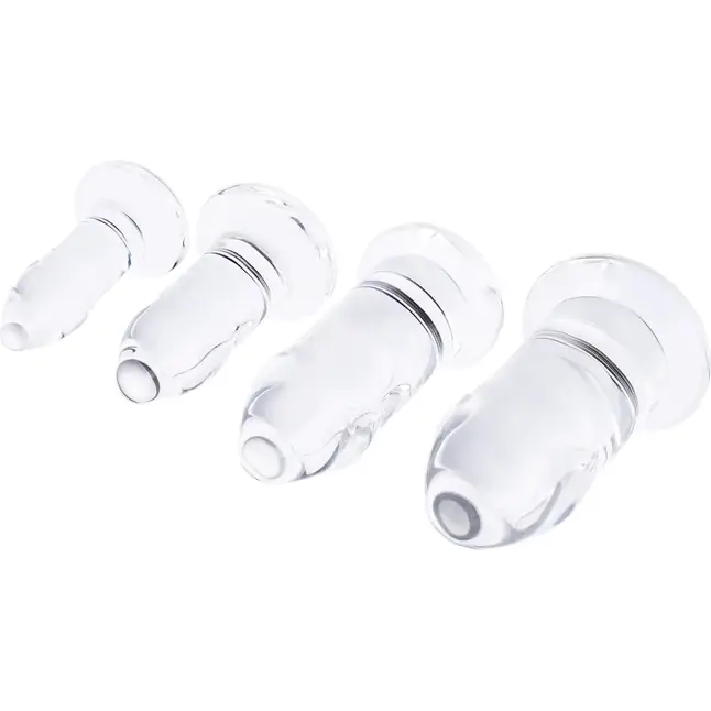 Набор из 4 тренировочных стеклянных расширителей Anal Dilators Set. Фотография 4.