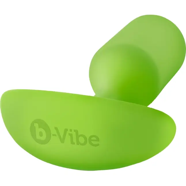 Лаймовая пробка для ношения B-vibe Snug Plug 3 - 12,7 см. Фотография 4.