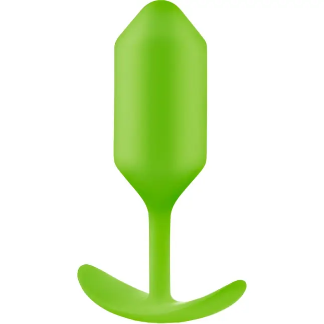 Лаймовая пробка для ношения B-vibe Snug Plug 3 - 12,7 см