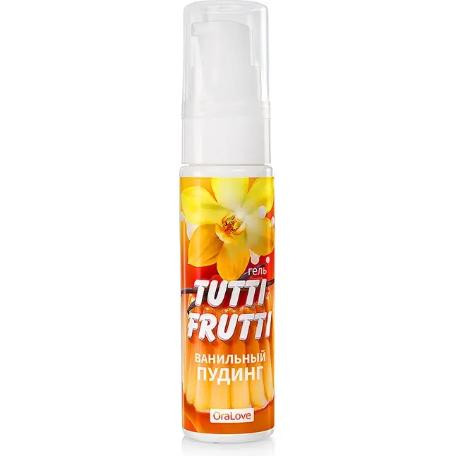 Интимный гель на водной основе Tutti-Frutti «Ванильный пудинг» - 30 гр - Серия OraLove