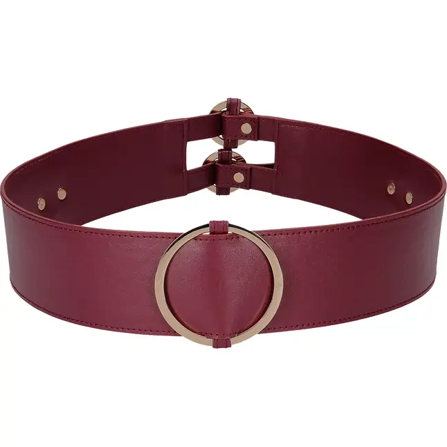 Бордовый ремень Halo Waist Belt - размер L-XL - Ouch!