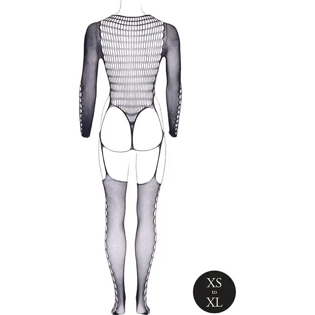 Пикантный боди-комбинезон Kalyke XXIII Bodystocking with Turtleneck - Le Desir. Фотография 10.