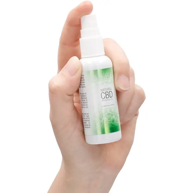 Массажное масло Natural CBD Massage Oil - 50 мл - Pharmquests. Фотография 4.