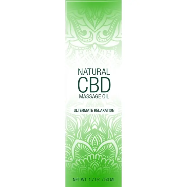 Массажное масло Natural CBD Massage Oil - 50 мл - Pharmquests. Фотография 7.