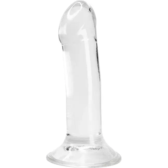 Прозрачный фаллоимитатор на присоске Valiant Jelly Dildo - 18 см - Alive