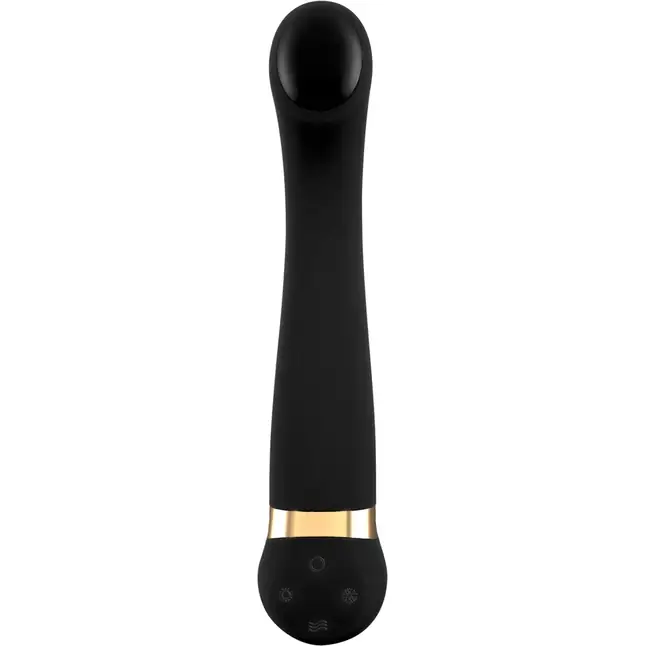 Черный вибромассажер с температурными режимами Hot n Cold - 21,6 см - You2Toys. Фотография 6.