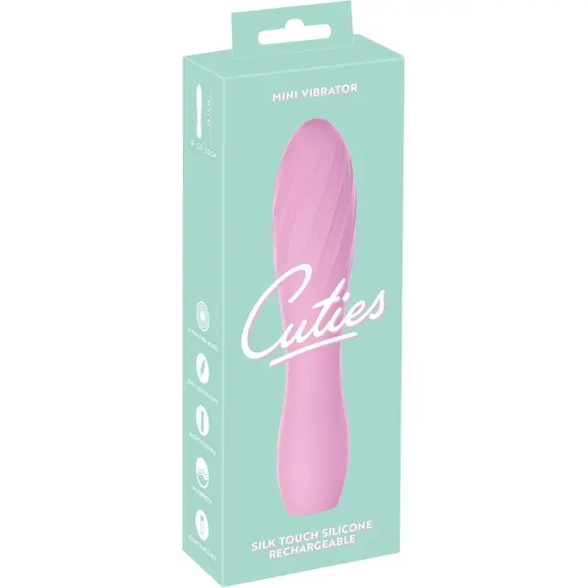 Розовый мини-вибратор Cuties - 14,1 см - You2Toys. Фотография 2.