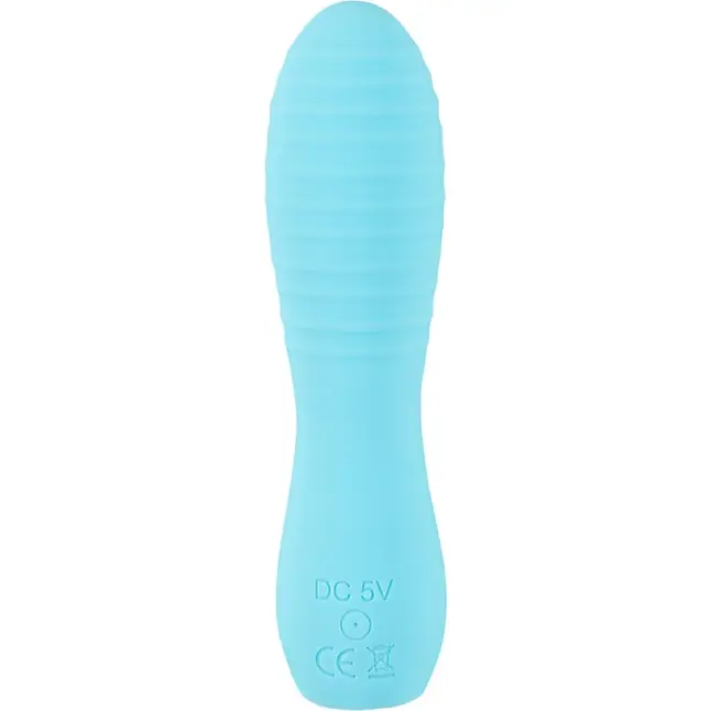 Голубой мини-вибратор Cuties - 10,8 см - You2Toys. Фотография 6.