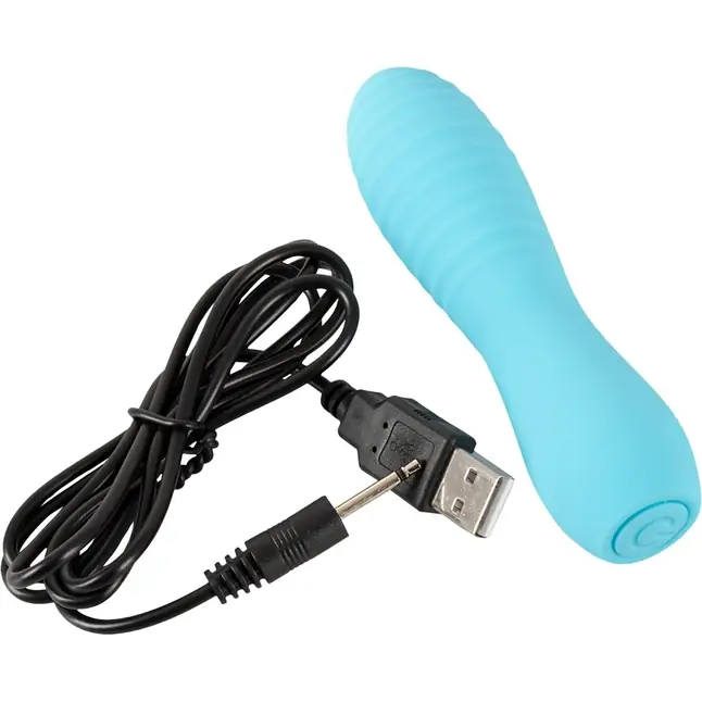 Голубой мини-вибратор Cuties - 10,8 см - You2Toys. Фотография 8.