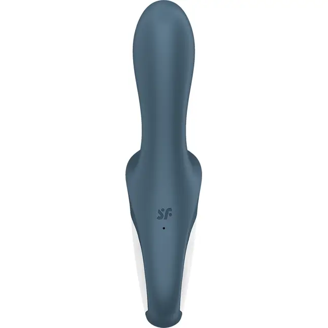 Серый анальный вибратор с функцией расширения Air Pump Booty 2. Фотография 5.