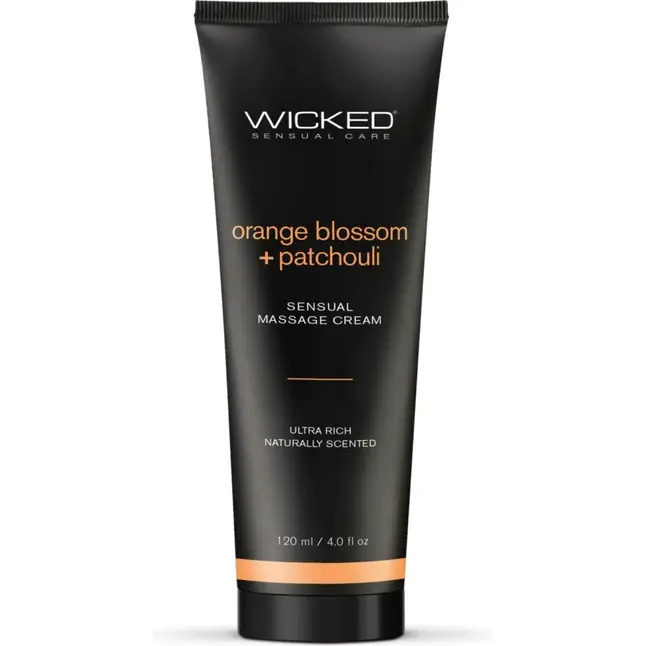 Массажный легкий крем WICKED Orange Blossom plus Patchouli - 120 мл