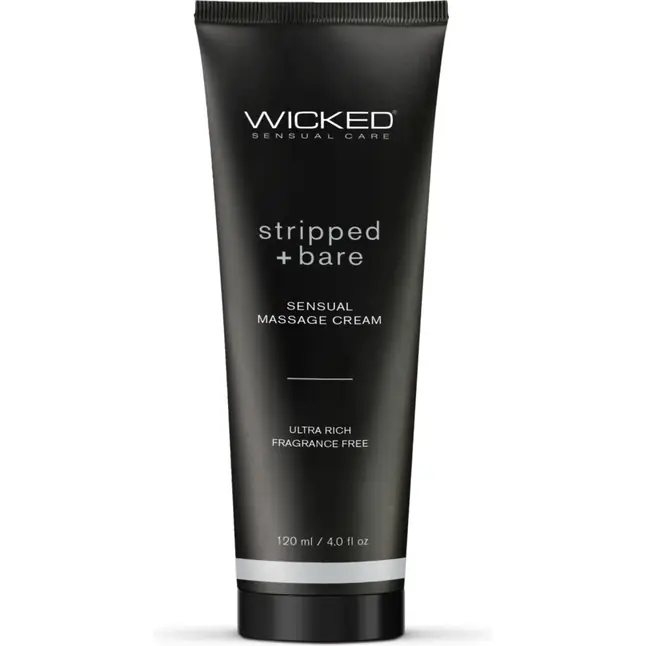 Массажный легкий крем WICKED Stripped plus Bare - 120 мл