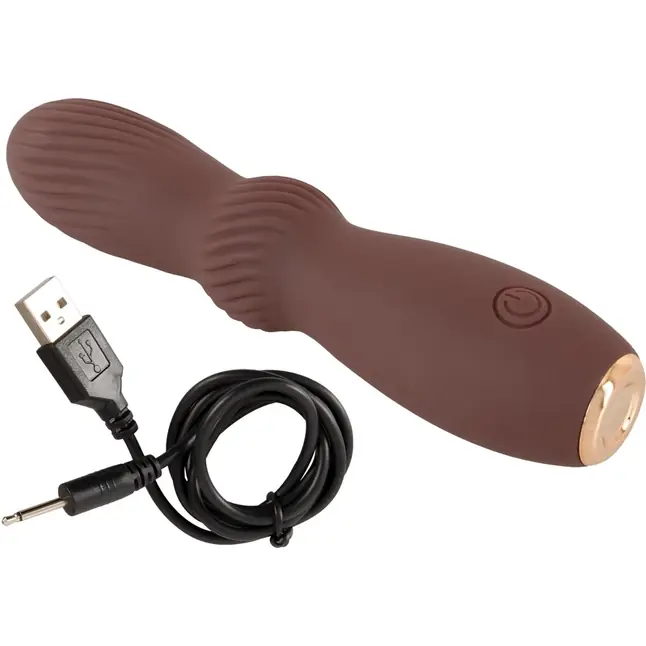 Коричневый вибратор Hazel 04 - 15 см - You2Toys. Фотография 11.
