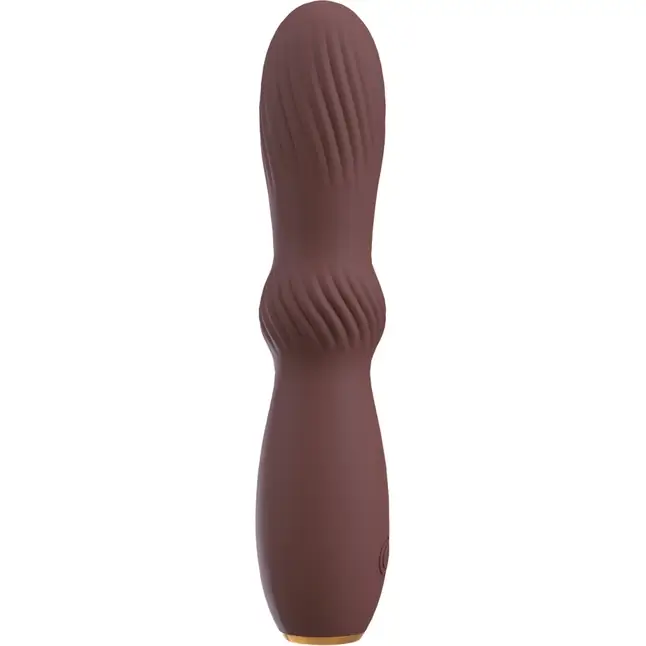 Коричневый вибратор Hazel 04 - 15 см - You2Toys. Фотография 7.